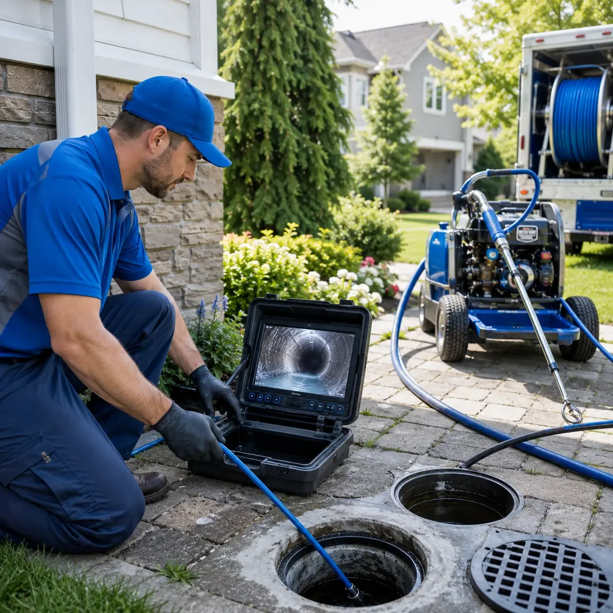 Outdoor drain cleaning professionals serving Wexford, PA